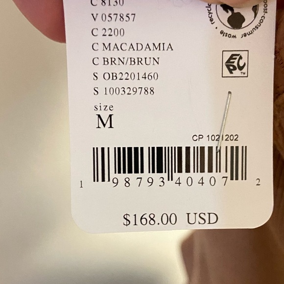 Free people Gesibelle in Macadamia Brown skirt set A line Medium NWT - Picture 15 of 16